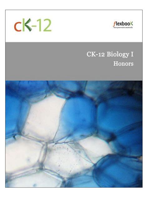 Ck 12 Foundation Ck 12 Biology I Honors