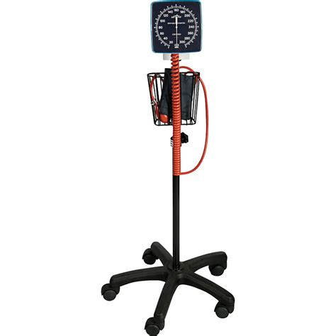 Medline Mobile Aneroid Sphygmomanometer For Blood Pressure Black
