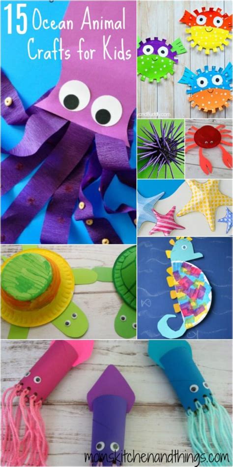15 Ocean Animal Crafts For Kids Crafty Morning