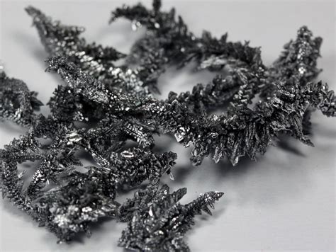 Vanadium Metal Crystals Dendritic Grams Sealed In Ampoule