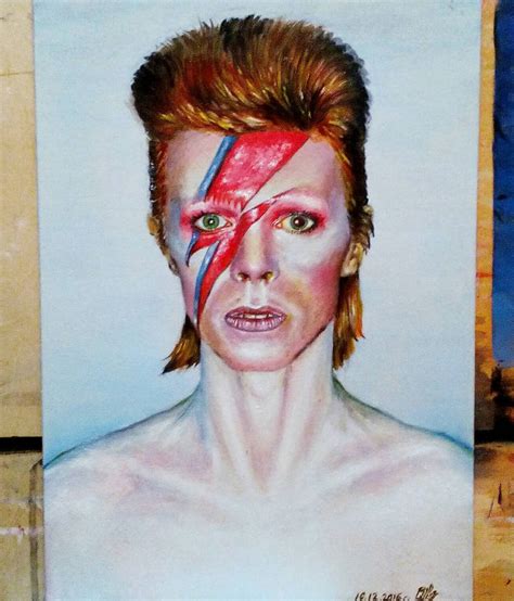 Ziggy Stardust Oil Portrait By Olyagvozdeva On Deviantart