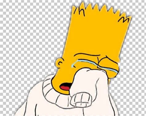 Depressing Bart Simpson Crying