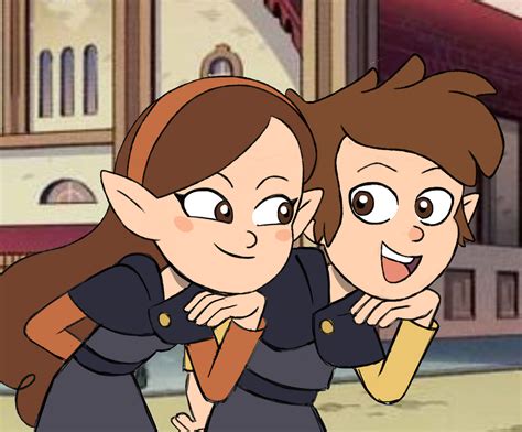 Crossover Hd The Owl House Mabel Pines Dipper Pines Pointed Ears