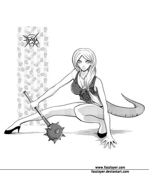 Lizard Girl By Fasslayer Hentai Foundry
