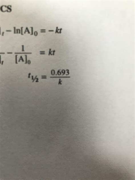 How To Derive Half Life Equation Rchemistryhelp