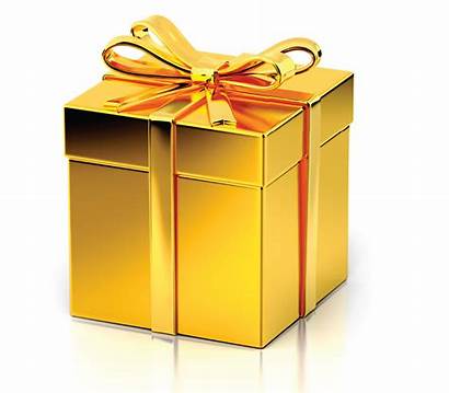 Gift Box Gold Money Holiday Seven