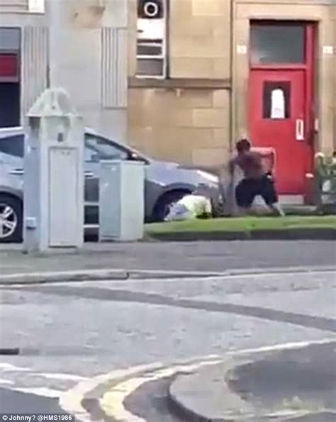 Greenock Woman Attacks Man Before Sitting On Car Bonnet Daily Mail Online