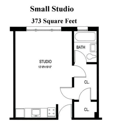 Studio Apartment Floor Plans Small Floor Plans Small Apartment Floor