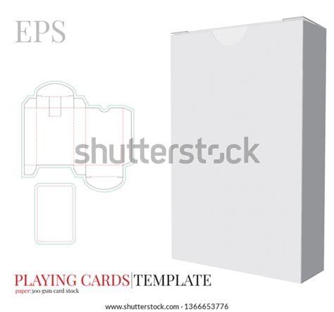 Playing Cards Box Template Playing Cards Stock Vector Royalty Free