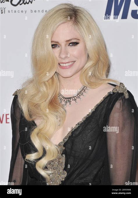 Avril Lavigne Arrives At The 25th Annual Race To Erase Ms Gala Held At The Beverly Hilton In