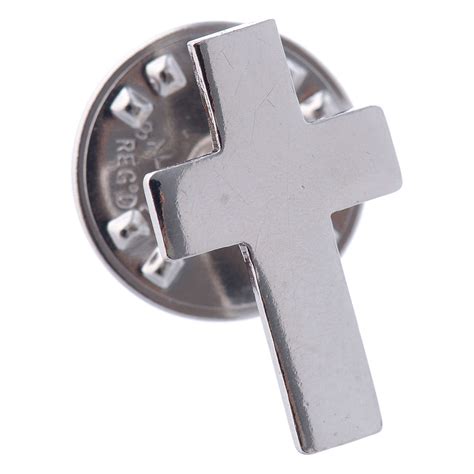 Clergy Cross Pin In Sterling Silver H15cm Online Sales On Uk