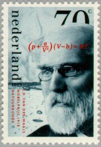 Stamp Johannes Diderik Van Der Waals Physics 1910 Netherlands