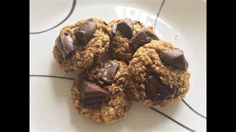 NO SUGAR, NO FLOUR Banana Oatmeal Cookies - YouTube