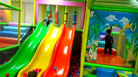 Indoor Playground Play Area For Kids Inflatable Slides Children Детский
