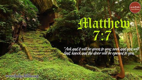 Bible Verse Of The Day Matthew 77 Holy Bible