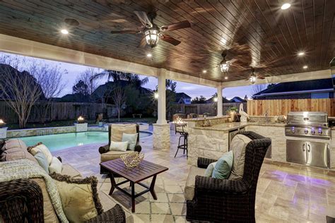 Friendswood Outdoor Living Space Texas Custom Patios Outdoor Living Rooms Outdoor Spaces