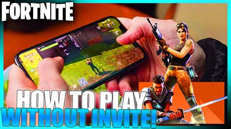 Available on pc, playstation 4, xbox one and mac. How You Can Play Fortnite Mobile WITHOUT AN INVITE FROM ...