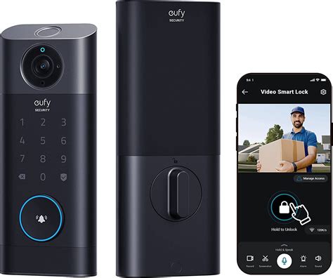 Eufy S330 Video Smart Lock Wi Fi Camera Doorbell Fingerprint Keyless Entry Door Lock
