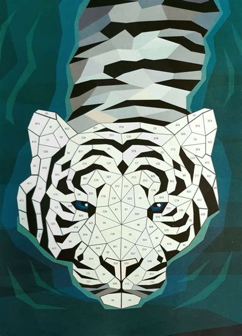 Kaleidoscope Sticker Mosaic Amazing Animals Paint By Sticker Colouring