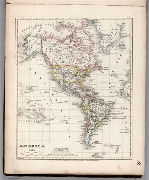 America 1849 David Rumsey Historical Map Collection