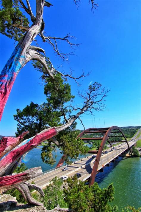 Pennybacker Bridge Or 360 Bridge An Austin Texas Landmark Stock Image