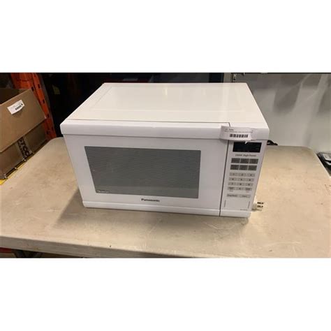 White Panasonic Inverter Microwave