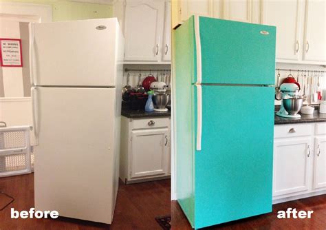 Diy Painted Refrigerator Paint Refrigerator Painted Fridge Diy Painting