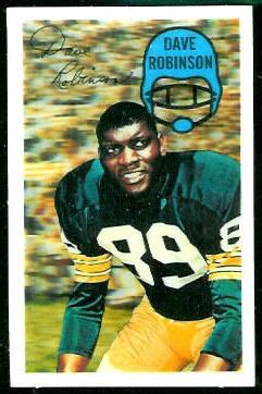 Dave Robinson - 1970 Kelloggs #15 - Vintage Football Card Gallery