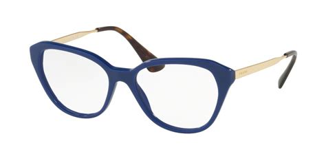 Eyeglasses Prada Pr 28 Sv Bil1o1 Blue