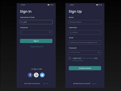 Daily Ui 001 Sign Up By Brayan Urbano On Dribbble