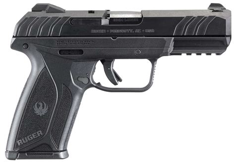 Ruger 3810 Security 9 9mm Luger Dao 4 151 Black Polymer Grip Blued
