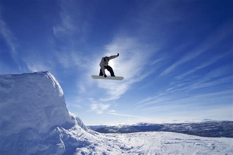 Snowboard Big Air Jump Decorate With A Poster Photowall