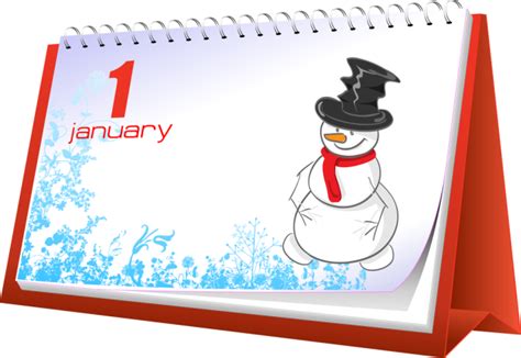 January Calendar Clipart Free Download On Clipartmag