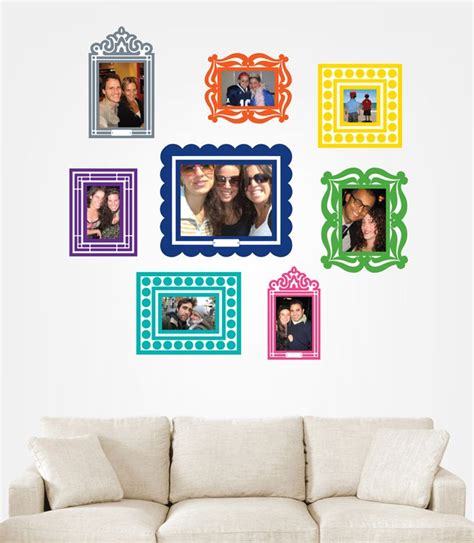 Stickr Frames Wall Decal Set Removable Picture Frame