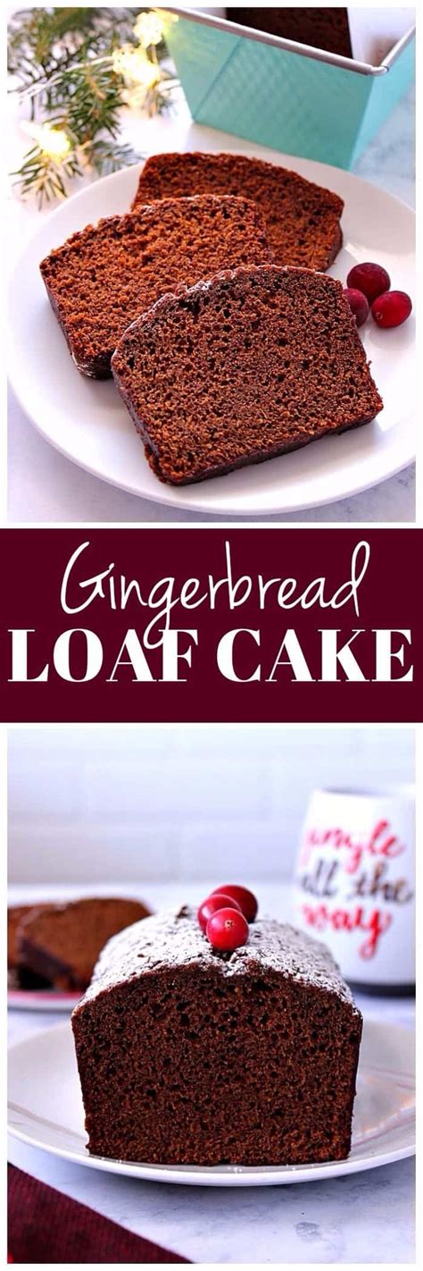 Transform this seasonal vegetable into a. Gingerbread Loaf Cake Recipe - Crunchy Creamy Sweet