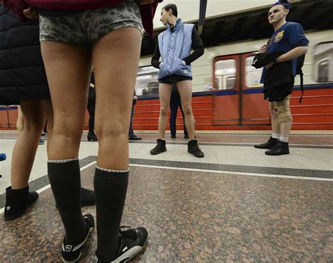 Pantsless Passengers Take Over Bart Photos From No Pants Subway Ride