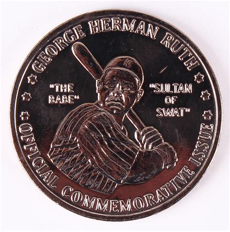 Babe Ruth Commemorative Double Eagle Coin In Original Case