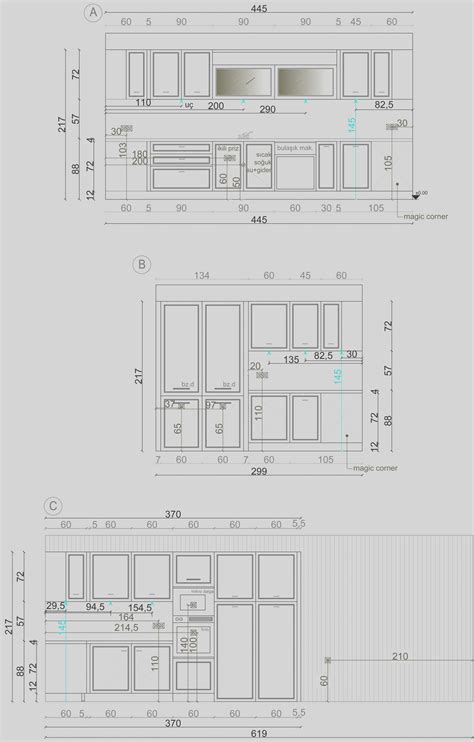 14 Pretty Kitchen Elevation Design Stock Kitchen Layout Plans