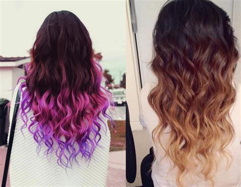 Hair Color Ideas For Black Women Bleached Dip Dyed Tips