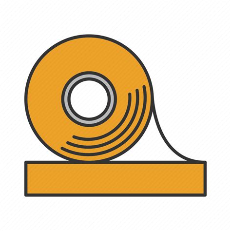 adhesive duct tape scotch sticky tape tape roll icon download on iconfinder