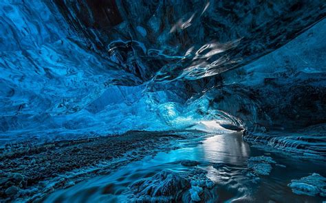 3 Ice Cave Hd Wallpapers Backgrounds Wallpaper Abyss Gambaran