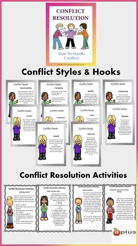 Conflict Resolution Activities Resolving Conflicts In The Classroom