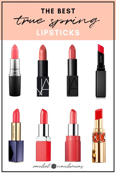 A Roundup Of Some Of The Best True Spring Lipstick Shades From Well