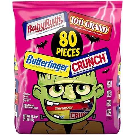 Butterfinger Crunch Baby Ruth And 100 Grand—assorted Fun