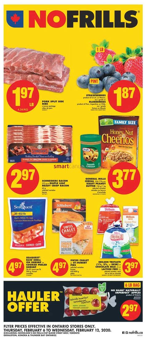 No Frills On Flyer February 6 To 12