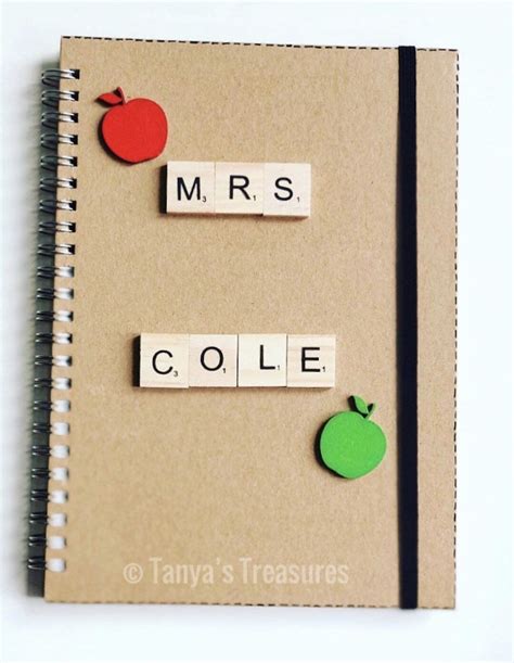 Personalised Teacher Notebook ,Teacher Gift, Teacher Notebook, End of 