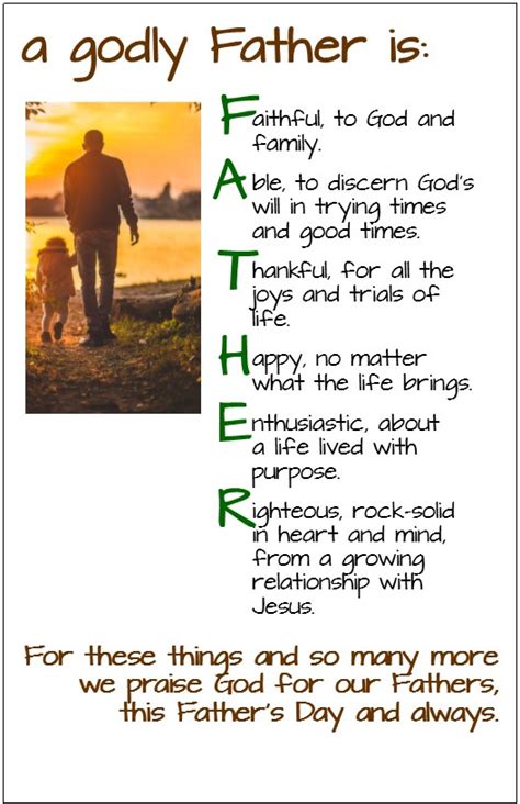 Fathers Day Bulletin Insert Effective Church Communications