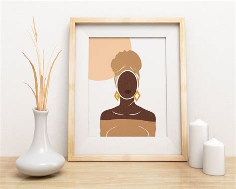 African American Woman Art Black Woman Art Black Girl Magic Etsy In