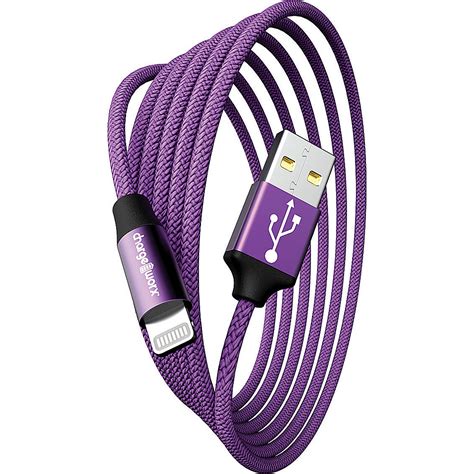Best Buy Chargeworx 10 Usb To Lightning Charging Cable Violet Cha