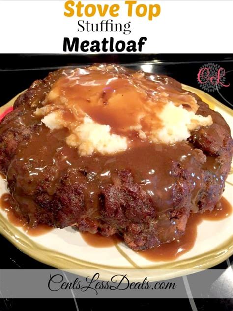 My mother asked me to make this meatloaf for her. StoveTop Stuffing Meatloaf Recipe